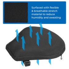 Motorbike Comfort Seat Air Cushion Pad Cover Pressure Relief Sport Motorcycle~