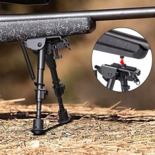 6"-9" Adjustable Spring Swivel Bipod For Hunting Shooting Air Rifle Non-Slip