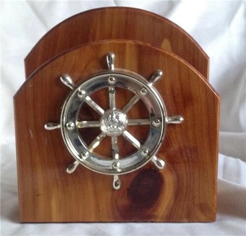 Nautical theme wooden letter