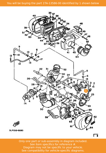 Yamaha joint carburetor 1 - joint,,