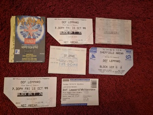 Def leppard concert - leppard, tickets