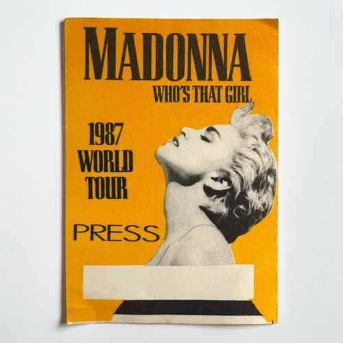 Vintage madonna backstage pass - madonna,