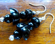 antique Victorian WHITBY JET