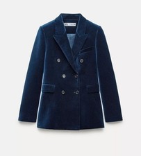 Zara DOUBLE-BREASTED VELVET