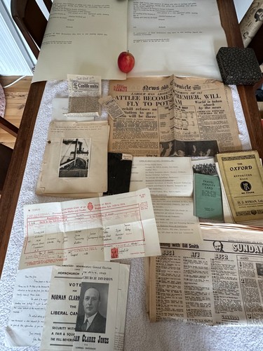 Job lot ephemera - of, letters