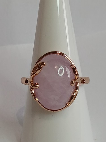 Kunzite rose gold - over, 925