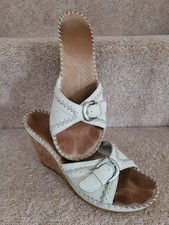 Hush Puppies Cream Leather