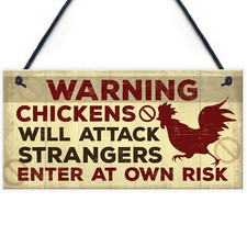 Funny chicken hen - chicken, plaque