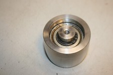 STATIONARY ENGINE FLAT BELT PULLEY CROWNED BARREL ROLLER DRIVE  STAINLESS DRIVE