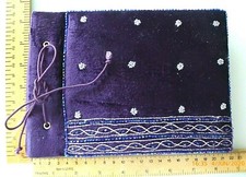 Craft.Sample Album. Photo.Topper Storage.Die Cuts Keeper.Purple Velvet.Scrapbook