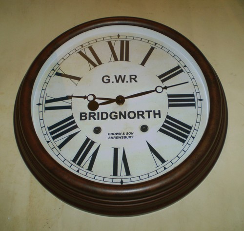 Custom railway clock - railway,