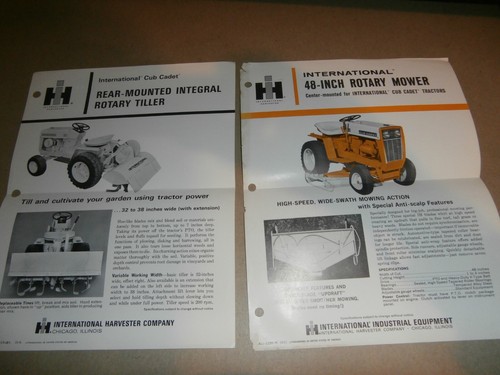 Vintage cub cadet riding - cub,