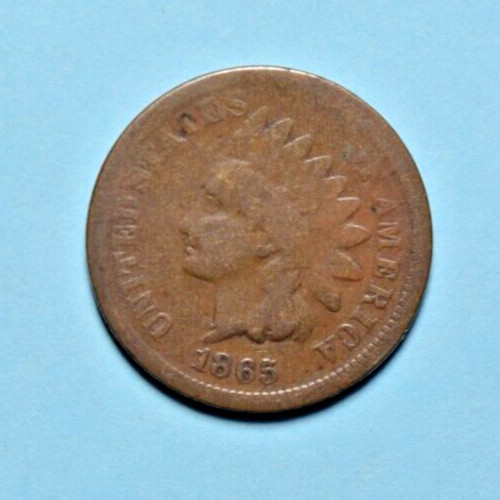 1865 indian head cent - indian, ~