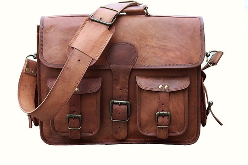 Men genuine vintage - vintage, brown