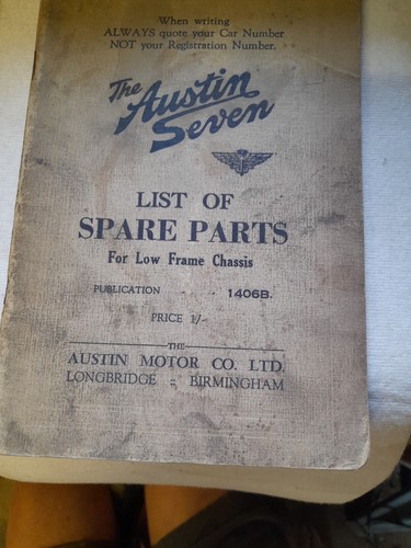 Austin seven list - seven,