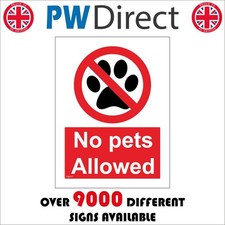 SIGN No Pets Allowed Rental