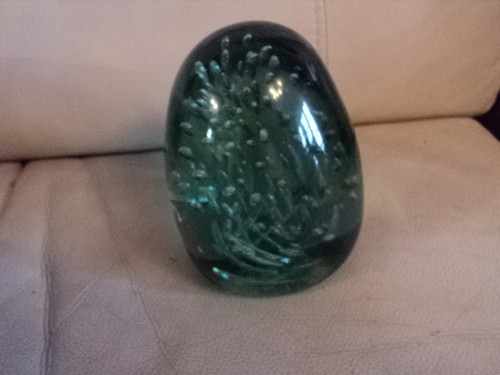 Antique victorian green glass - green,
