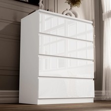 High Gloss Chest Of Drawers