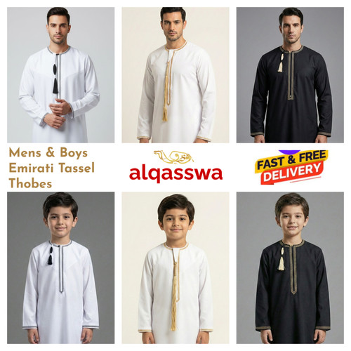 Mens boys emirati - boys, tassel