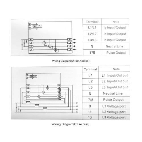 Phase wire energy meter - 4,