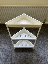 White Bathroom Caddy | Three