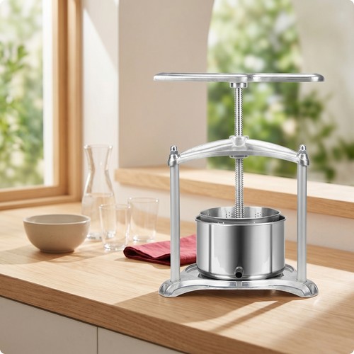 Grape press with - grape, mesh
