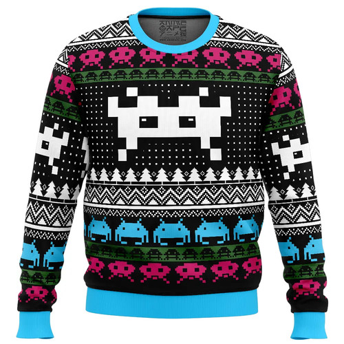 Christmas space invaders ugly - invaders,