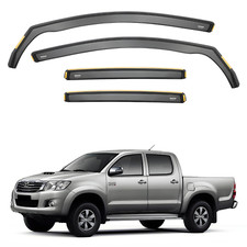 ISPEED Wind Deflectors for Toyota Hilux MK7 2005-2015 4-Door Double Cab 4pc Set