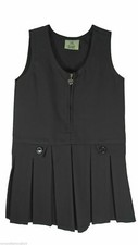 Girls Pinafore Box Pleated
