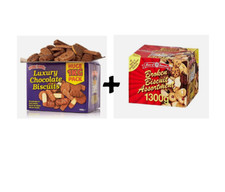 Luxury $ Sunburst  Broken Biscuits Assortment 1Kg Box - House Of Lancaster UK