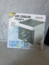 Portable Air Conditioner Cooler Fan Quick Cool Humidifies Water 7 Led Lights