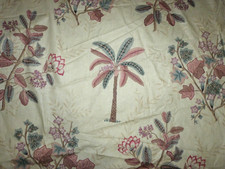 ZOFFANY LINEN  FABRIC REMNANT DESIGN PALME