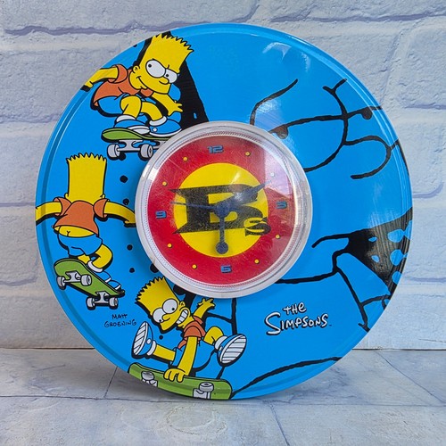 Bart simpson clock tin the - simpson,