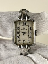 OMEGA Ladies Silver Art Deco Vintage 1940’s Manual Watch 3835/3