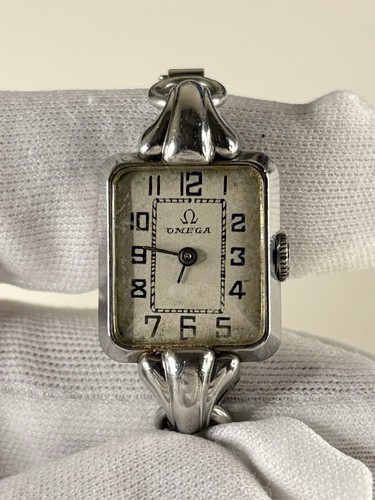 Omega ladies silver art - silver, deco