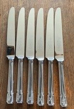 6 Vintage Silver Plated Dinner