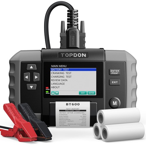 Topdon battery tester - topdon, cranking