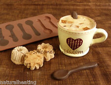 Spoon Spoons Chocolate Mould Candy Mold  Silicone Bakeware Cupcake Cake Topper