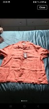 Mens Pure Linen Shirt Short