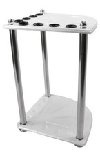 Maverick Corner Cue Rack White