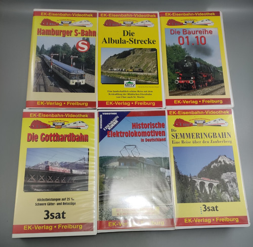 German railway vhs video - german,