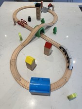 IKEA Wooden Train Track Set 45 Pieces