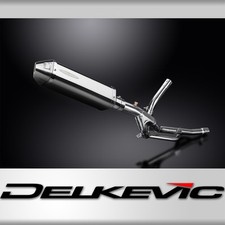 Suzuki DL650 V-Strom 2017-2023 320mm Tri-Oval Stainless Exhaust Silencer Can Kit