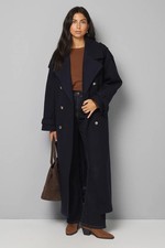 Wallis Navy Coat Womens Smart