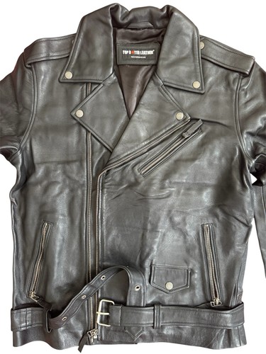 Small genuine black - black, leather