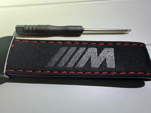 Bmw sport suede keyring - bmw,