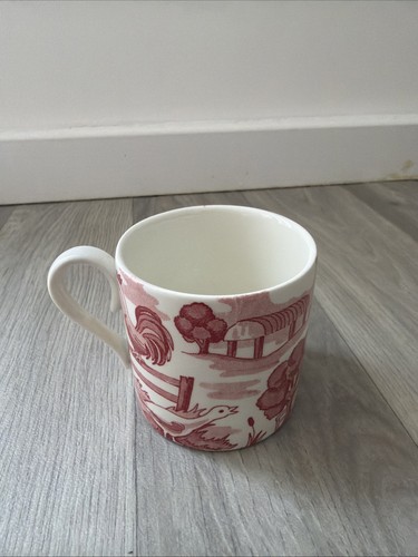 Burleigh homefarm pink mug - pink,