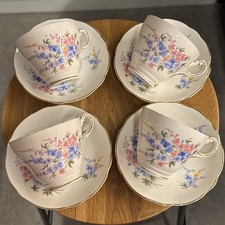 8pc Set VTG REGENCY China Pink