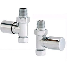 Chrome Modern Radiator Valves