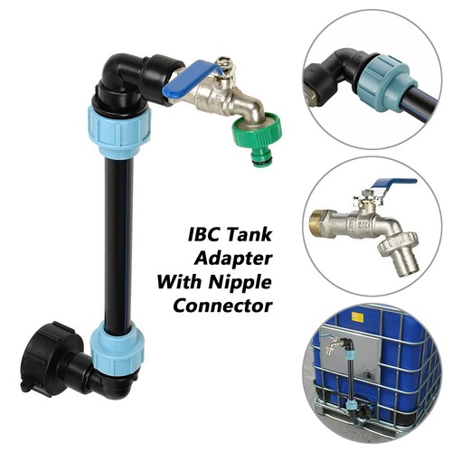 Ibc tank outlet tap - outlet, rain